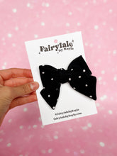 Load image into Gallery viewer, Lily Bow - Black Dot
