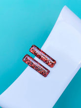 Load image into Gallery viewer, Hair Clips - Rust