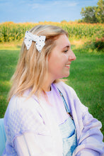 Load image into Gallery viewer, Lily Bow - Yellow Picnic