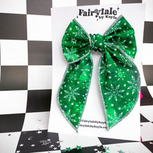 Load image into Gallery viewer, Darling Bow (XL)- Let it Snow!
