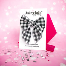 Load image into Gallery viewer, Darling Bow (Standard)- Black Picnic
